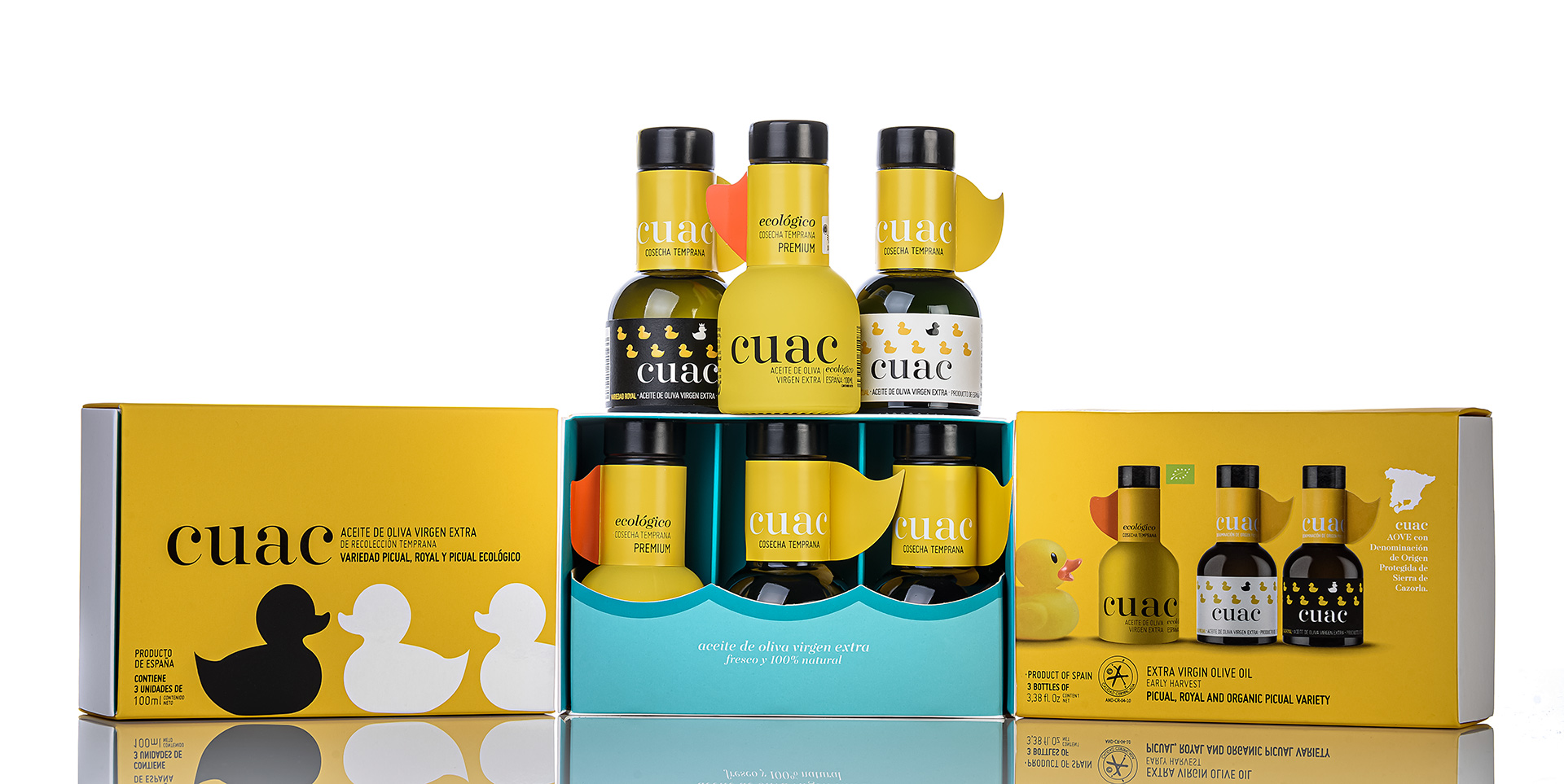 Aceite de oliva ecológico  Cuac 