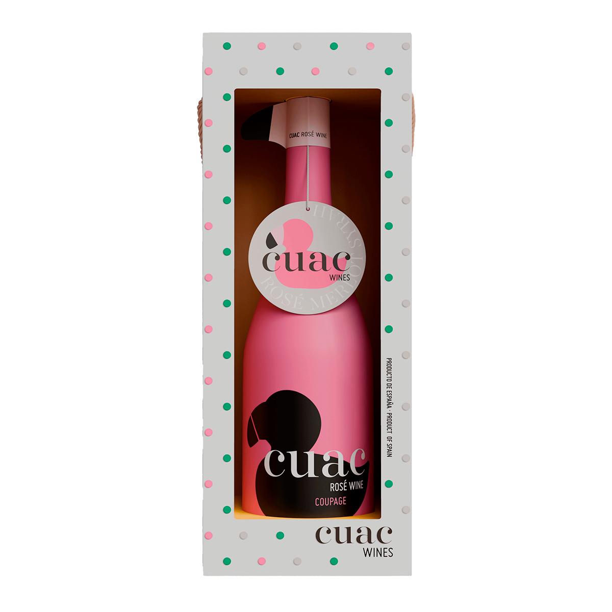 CUAC Wine Coupage Rosé botella 75cl con estuche