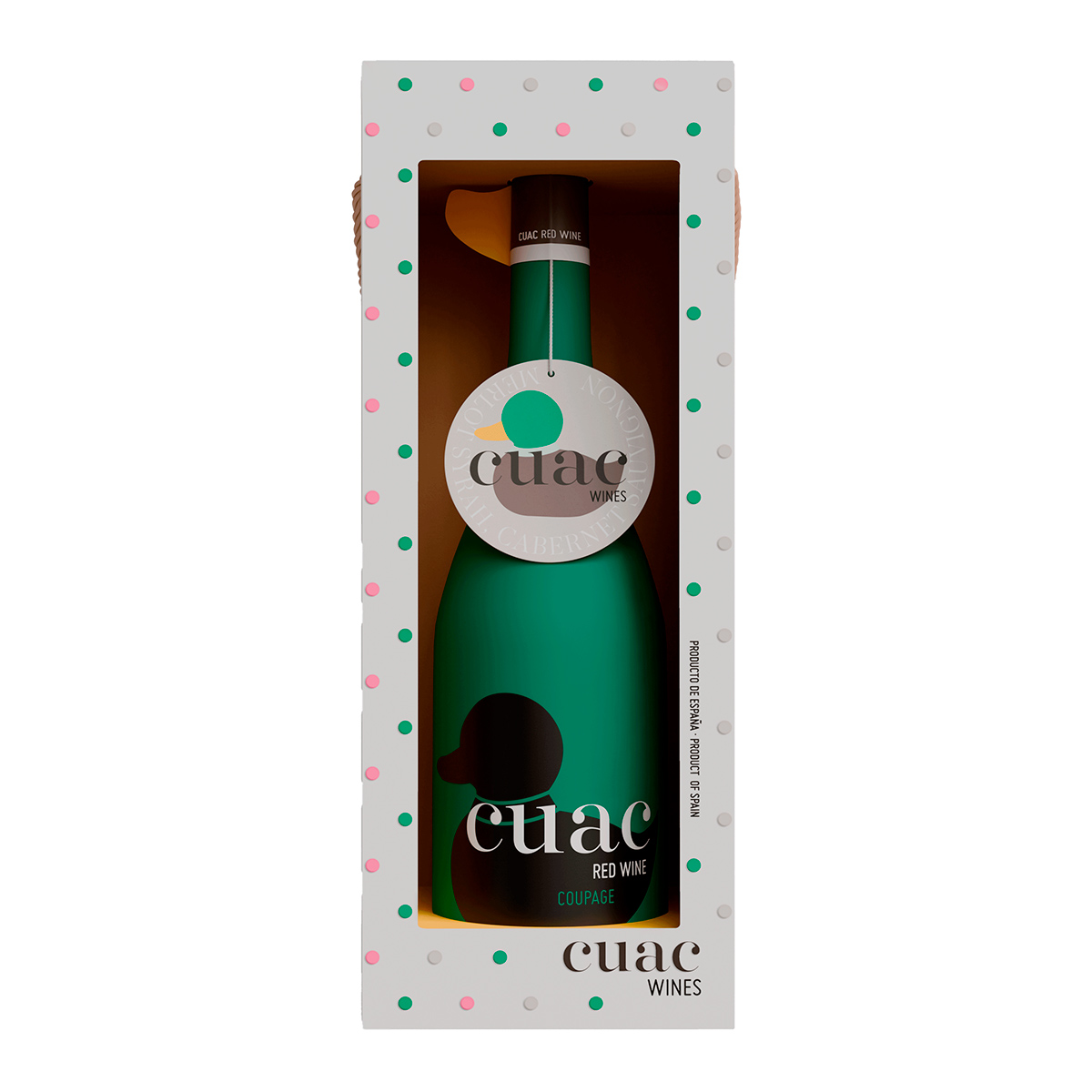 UAC Wine Red Coupage botella 75cl con estuche