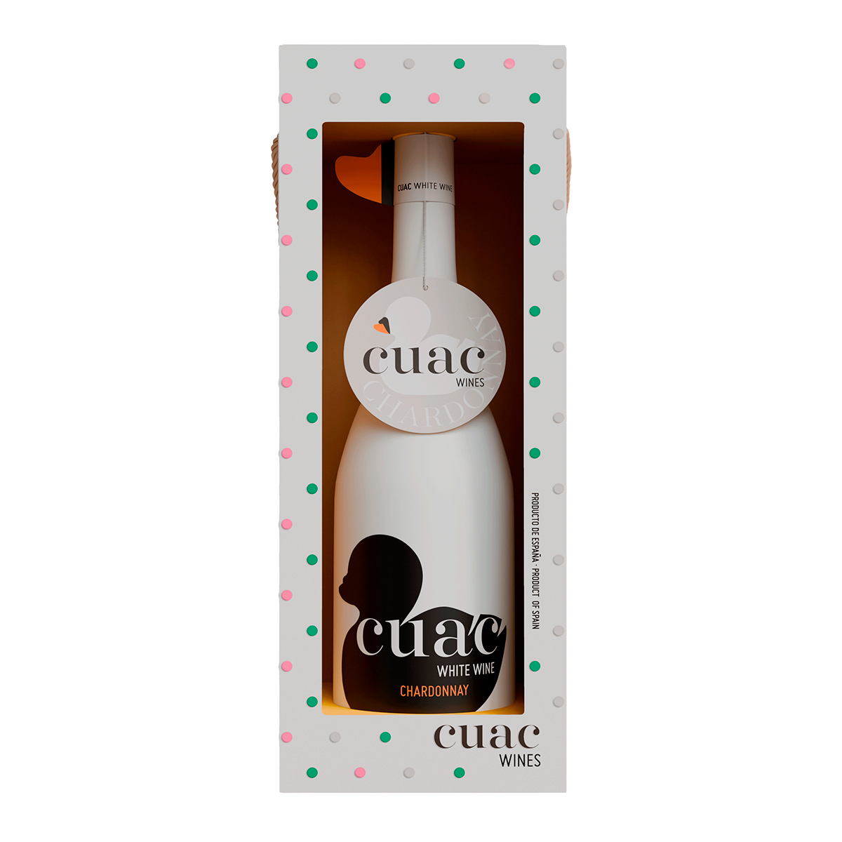 CUAC Wine Chardonay botella 75cl con estuche